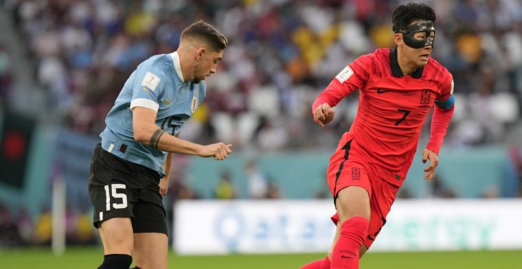 Uruguay en Zuid-Korea verwennen de fans niet en delen de punten