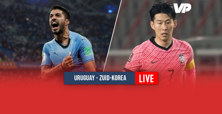 LIVE-discussie: Uruguay en Suarez nemen het op tegen Zuid-Korea en Son