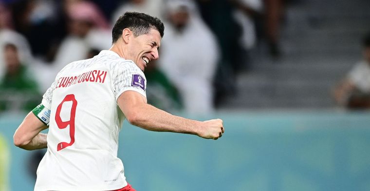 Emotionele Lewandowski bezorgt Polen zege vs Saudi-Arabië met eerste WK-goal