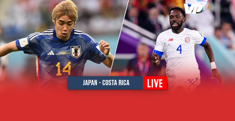 LIVE-discussie: Japan wil tweede zege versieren tegen Costa Rica