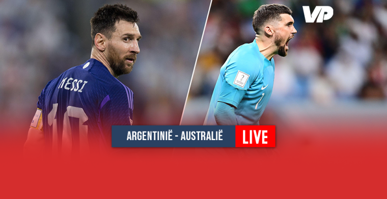 LIVE-discussie: Messi verslaat Ryan en brengt Argentinië op voorsprong
