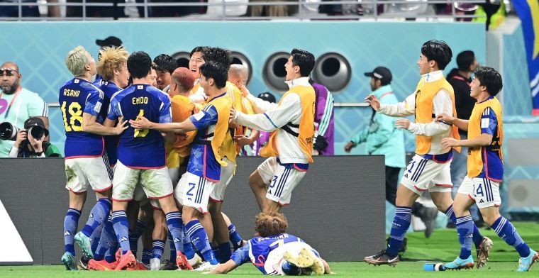 Japanners zagen 'samoeraigeest' na WK-uitschakeling: 'Knock-outfase soort muur'