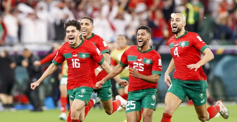 Ook onrust in Nederland na succes van Marokko tegen Spanje 