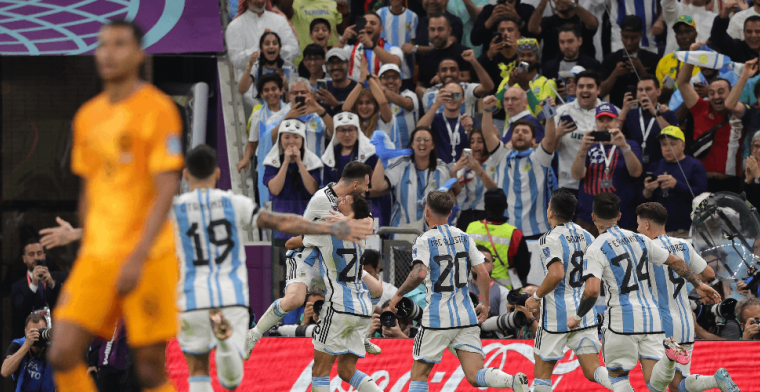 Argentinië haalt het met strafschoppen in absolute thriller van Nederland