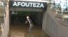 Regen heerst in Vigo, stadion van Celta staat volledig blank