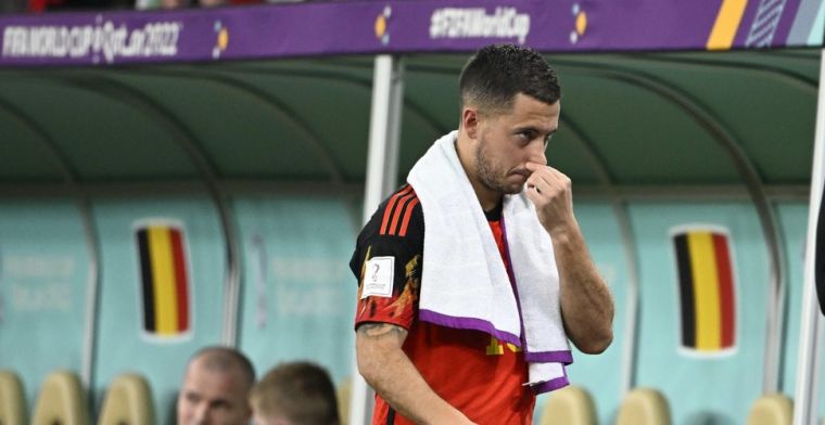 Martinez spreekt over interlandpensioen Hazard: 'Nam beslissing al voor het WK'