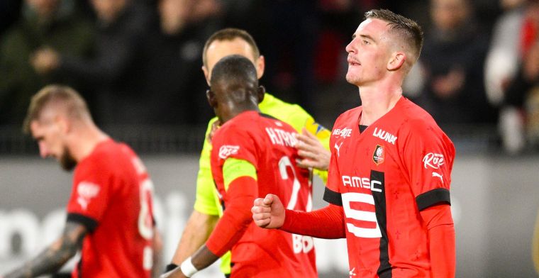 Rennes, met basisklant Theate en invaller Doku, blijft meedoen om CL na late winst