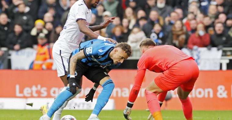 Anderlecht en Club Brugge spelen gelijk na wervelwind aan kansen en eigen goal