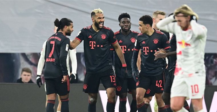 Bayern München raakt in topper niet voorbij Leipzig en blijft steken op gelijkspel