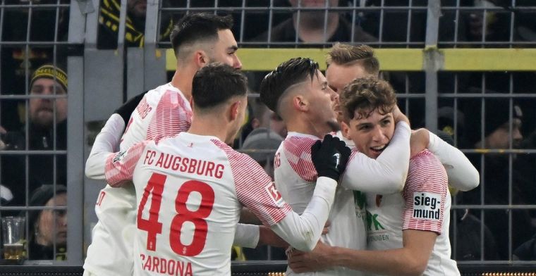 Engels maakt meteen indruk bij debuut voor Augsburg, assist tegen Dortmund