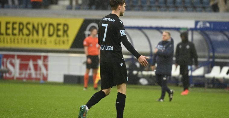 Domper voor Club Brugge: Skov Olsen moet geopereerd worden, geen KAA Gent