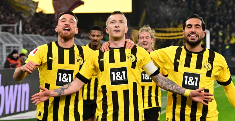 Dortmund koploper in Bundesliga na overwinning op Leipzig, record Reus