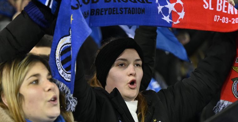 'Club Brugge-supporters laten zich niet tegenhouden door rellen en bouwen feestje'