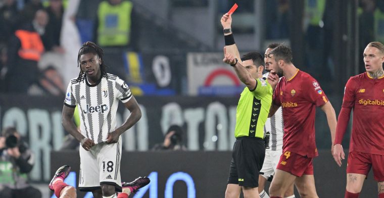 'Niet zomaar een rode kaart voor Kean, Juventus overweegt breuk'