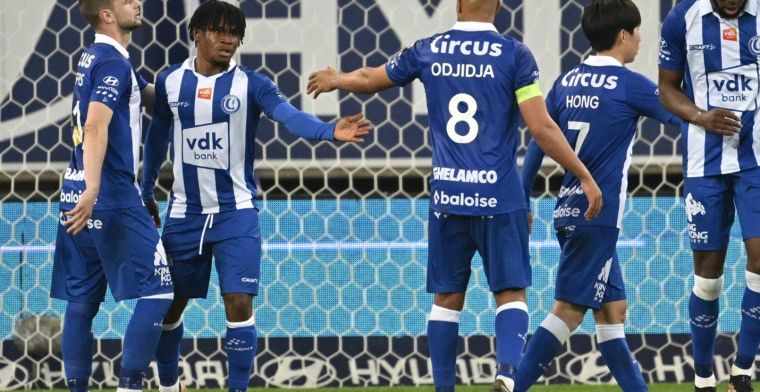 KAA Gent buigt achterstand om en wint eerste duel Play-Offs 2 van Westerlo