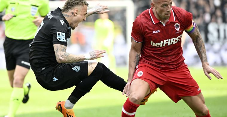 Antwerp wint in de absolute slotfase tegen Club Brugge in kolkende Bosuil