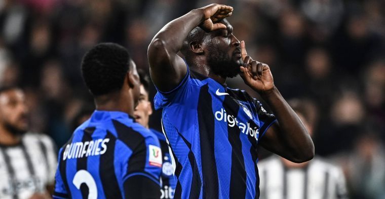 Lukaku helpt Inter met bliksemstart en doelpunt aan winst tegen Atalanta