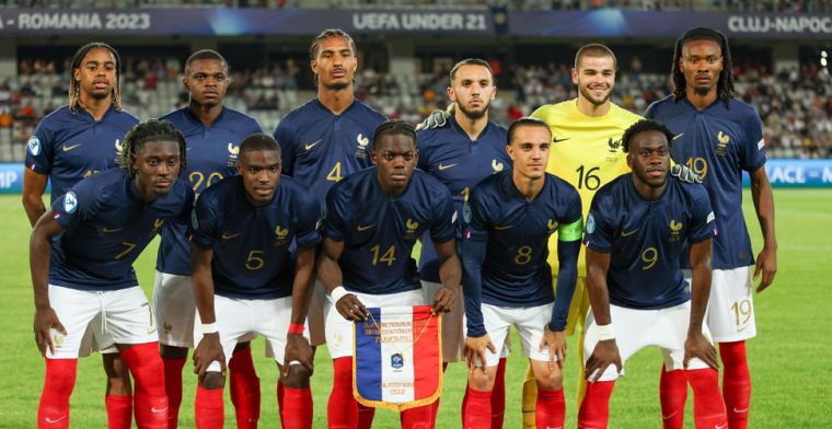 Nusa en Daland verliezen van Frankrijk U21, dat met één been in kwartfinale staat