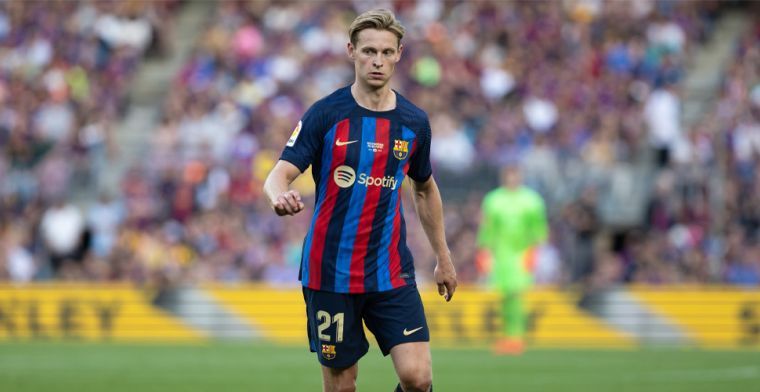 De Jong trots op aanvoerderschap bij FC Barcelona: 'Dat doet me goed'