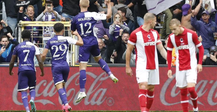 RSC Anderlecht herpakt zich en weet match van kampioen Antwerp te winnen   