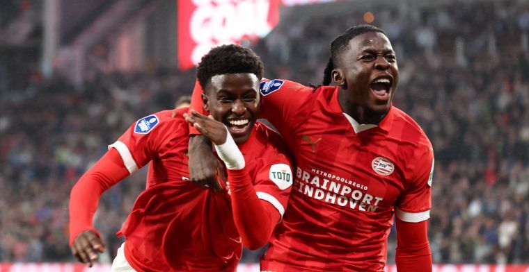 Bakayoko blinkt uit bij PSV, ruime winst en dicht bij Play-Offs Champions League