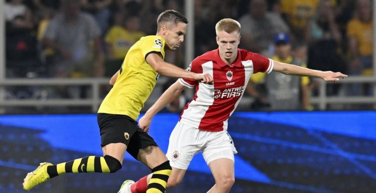 Antwerp schrijft geschiedenis en kwalificeert zich voor CL na winst tegen AEK