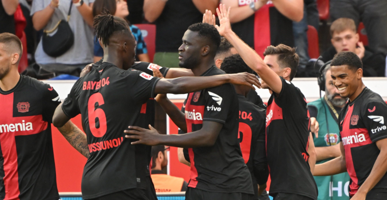 Leverkusen en Boniface (ex-Union) blijven presteren, winnen overtuigend 