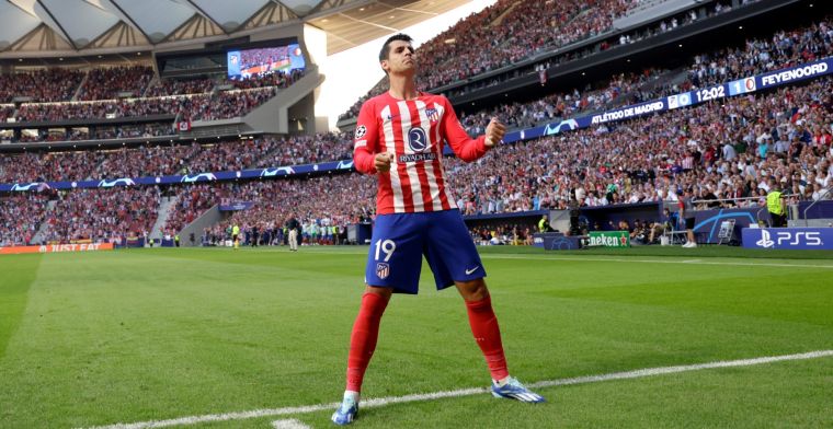 Morata eerlijk na Atlético Madrid - Feyenoord: 'We hebben wat geluk gehad, ja'