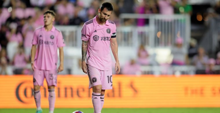 Messi maakt rentree bij Inter Miami, maar loopt plek in play-offs MLS mis 