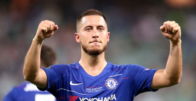 Chelsea is Hazard nog niet vergeten: mooi spandoek voor levende legende