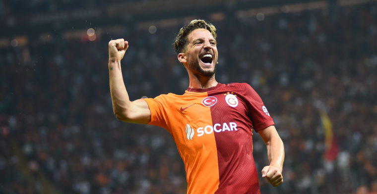 Mertens (36) met een glimlach, van grote waarde voor Galatasaray 
