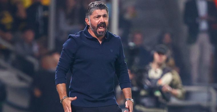 Marseille-coach Gattuso door het dolle heen: Was echt shit, een complete ramp
