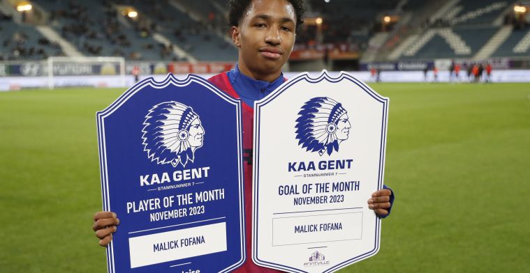 Vanhaezebrouck is fan van 18-jarige Fofana bij KAA Gent: “Dat is niet normaal”