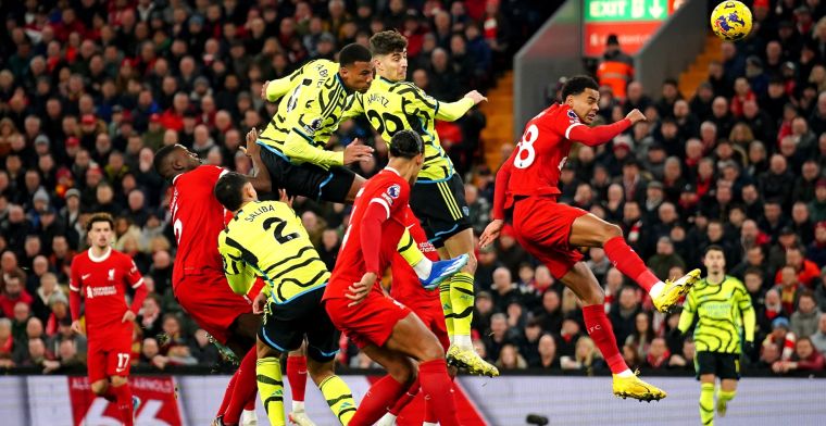 Liverpool en Arsenal blijven in evenwicht na spektakelrijke kraker