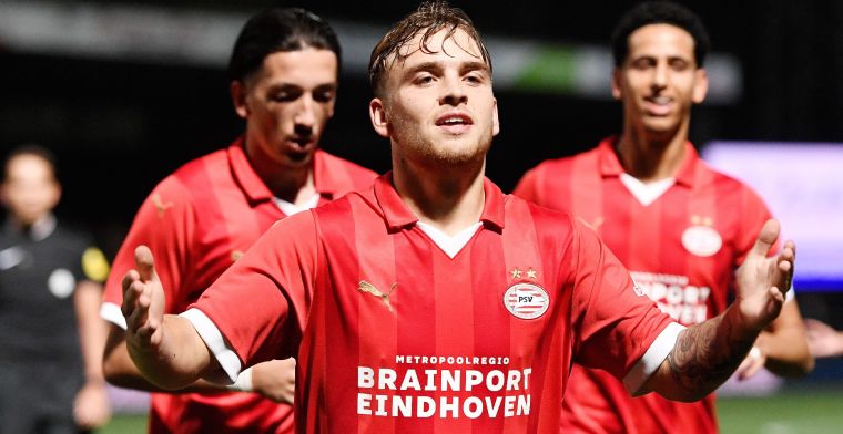 'Jong talent tekent nieuw contract bij PSV en vertrekt op huurbasis naar Almere'