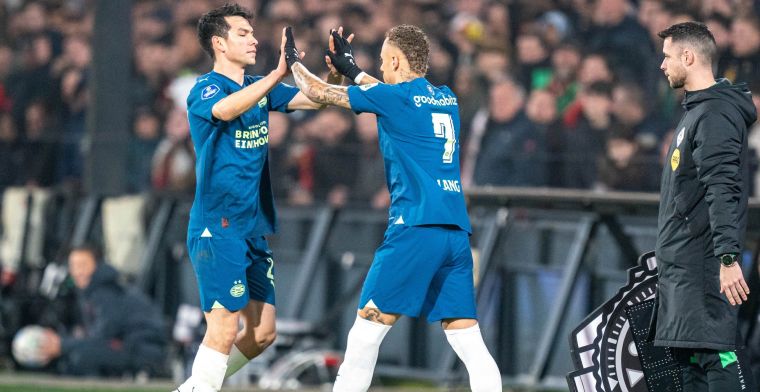 Van Hooijdonk verbaasd door PSV-opstelling: ''Lang is vijf keer beter dan Lozano''