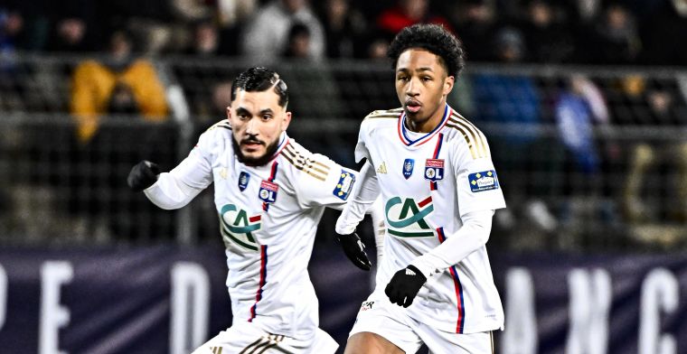 Lyon pakt gouden zege in clash der 'Olympiques', Fofana ziet knappe actie gefnuikt