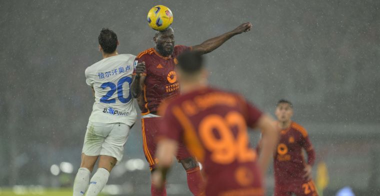 Lukaku kan niet helpen, AS Roma krijgt stevige tik van Inter