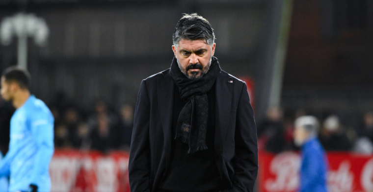 Marseille-coach Gattuso sluit degradatie niet uit: De bodem is bereikt