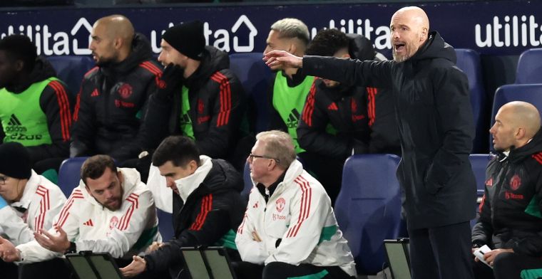 Opnieuw kritiek op trainer Ten Hag: 'Manchester United gaat snel beslissing nemen'