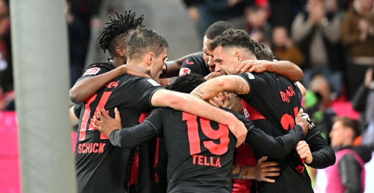 Leverkusen ziet titel steeds dichterbij komen na winst tegen Casteels en Wolfsburg