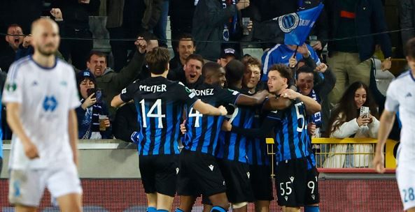 Club Brugge rekent af met Molde en plaatst zich voor de kwartfinales