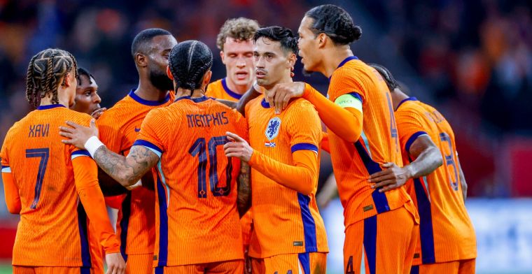 Nederland komt in slotfase helemaal los en zet grote score neer tegen Schotland 