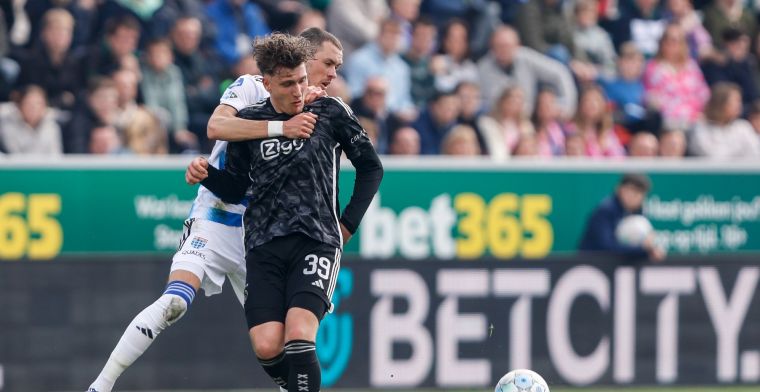 Ajax ontsnapt in Zwolle met dank aan Akpom en Godts 
