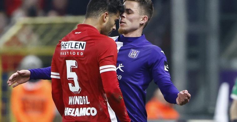 De Bleeckere over rood tijdens Anderlecht-Antwerp: “Scheidsrechter zag het niet
