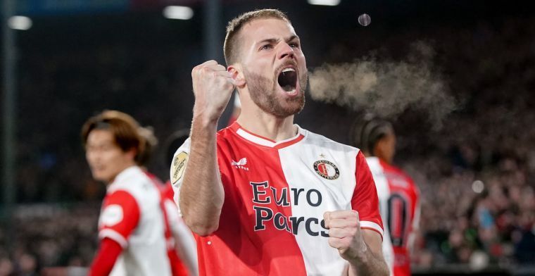 Nieuwkoop in het zonnetje gezet bij Feyenoord: 'Fantastische wedstrijdmentaliteit'