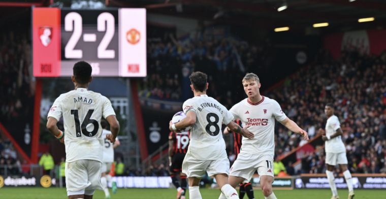 Bournemouth houdt Manchester United verder van Champions League-plekken