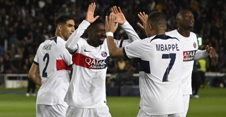 Mbappé en Dembélé dwingen tiental Barça op de knieën: PSG naar halve finale