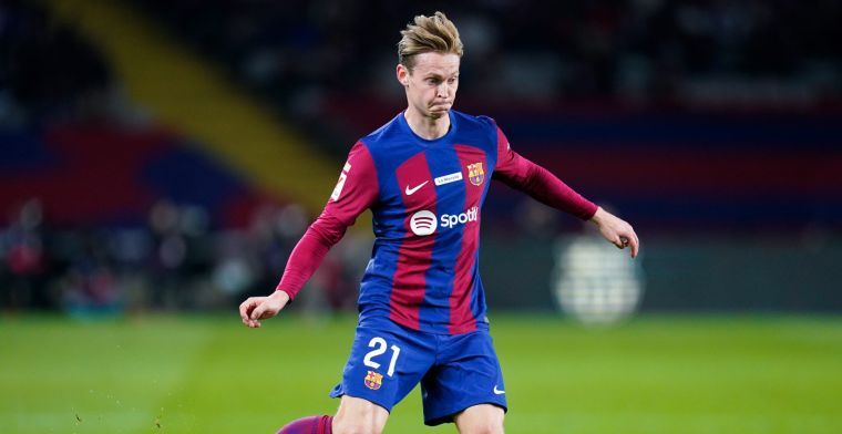 'De Jong wil niet meewerken aan transferplan van Barcelona'