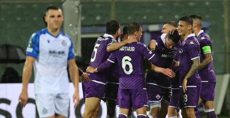 Tienkoppig Club Brugge kraakt in de extra tijd tegen Fiorentina